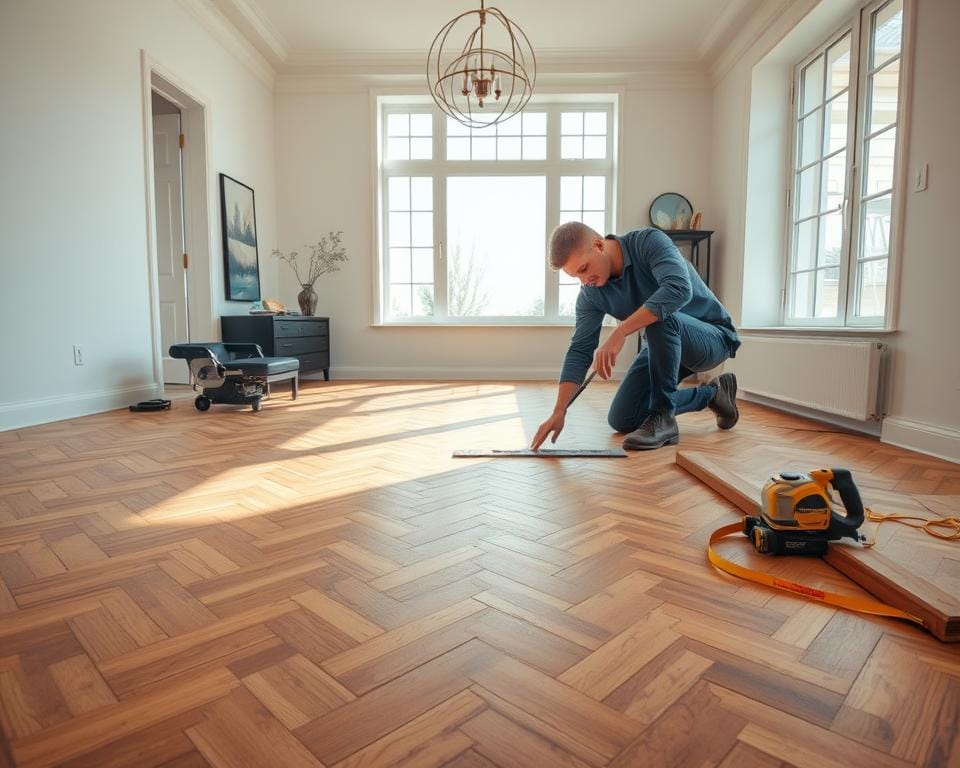 pose de parquet